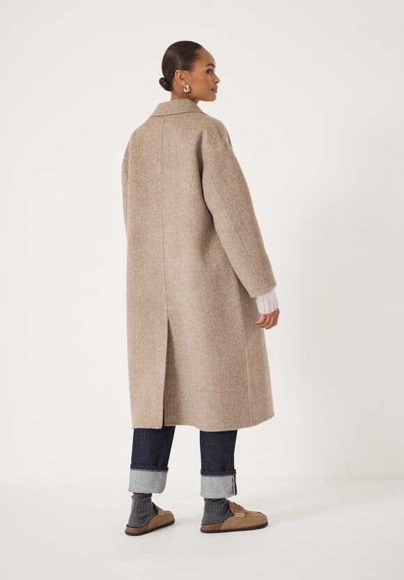 Edie Pure Wool Double Faced Coat